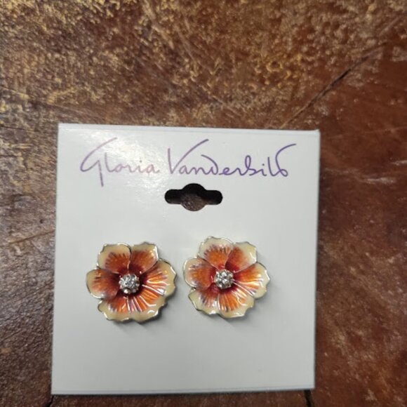 Gloria Vanderbilt Jewelry - NWT Gloria Vanderbilt Flower Earrings